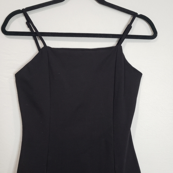 Akira Spaguetti Straps Black Mini Dress Size Medium - Picture 5 of 10